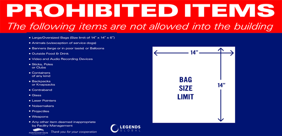 2026 Prohibited Items Rotator LEGENDS